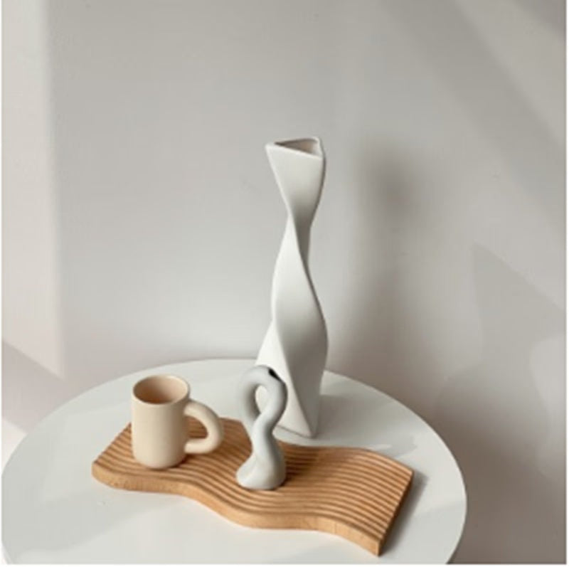 Modern Minimalist Decorative Ornaments Living Room Flower Arrangement - mid century modern decor vases - Table centerpiece housewarming Gift - ACACUSS