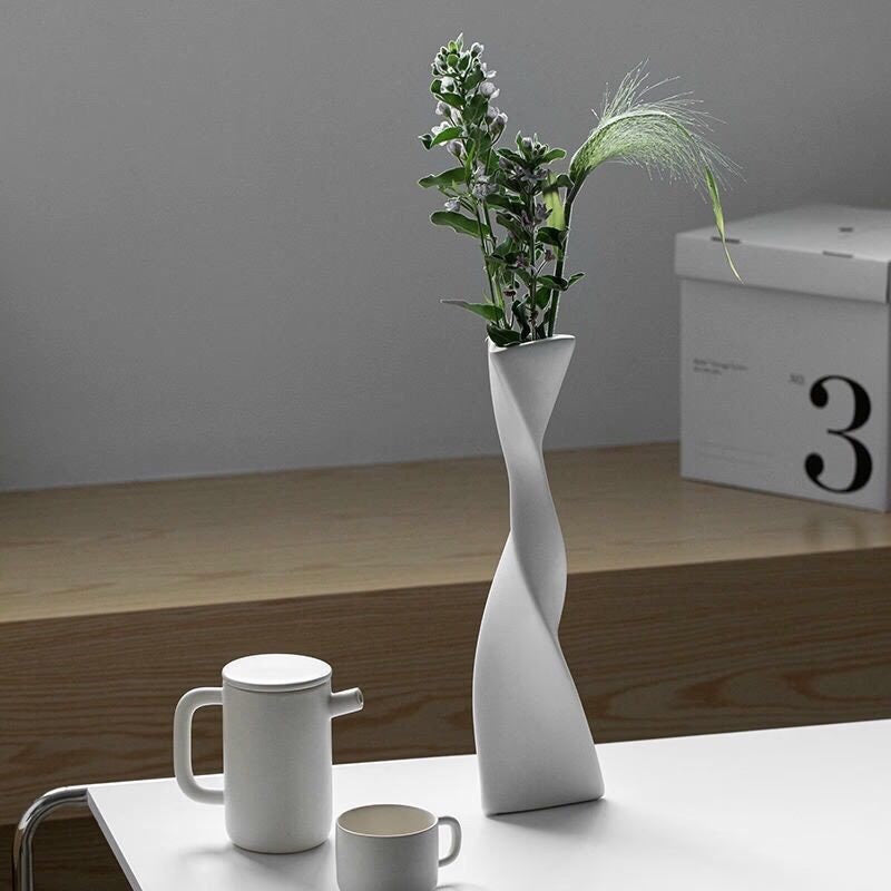 Modern Minimalist Decorative Ornaments Living Room Flower Arrangement - mid century modern decor vases - Table centerpiece housewarming Gift - ACACUSS