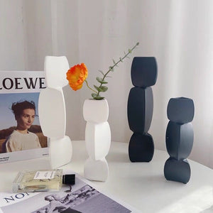 Modern Minimalist Decorative Ornaments Living Room Flower Arrangement - mid century modern decor vases - Table centerpiece housewarming Gift - ACACUSS