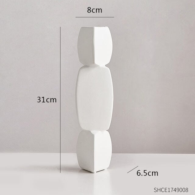 Modern Minimalist Decorative Ornaments Living Room Flower Arrangement - mid century modern decor vases - Table centerpiece housewarming Gift - ACACUSS