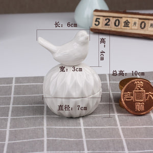 White Pet Cremated Ashes Cat and Dog Souvenirs Pet Ashes Storage Box Pet Urns Keepsake Urns Cremation Urns acacuss