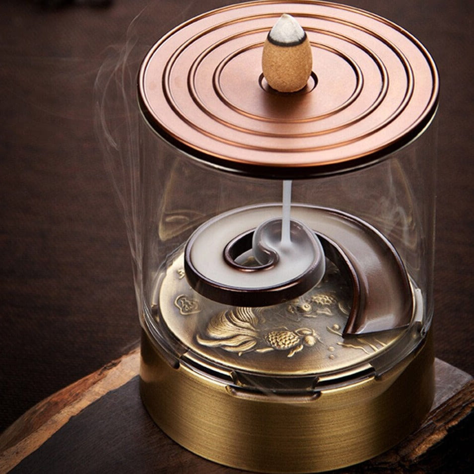 Windproof Backflow Incense burner - acacuss