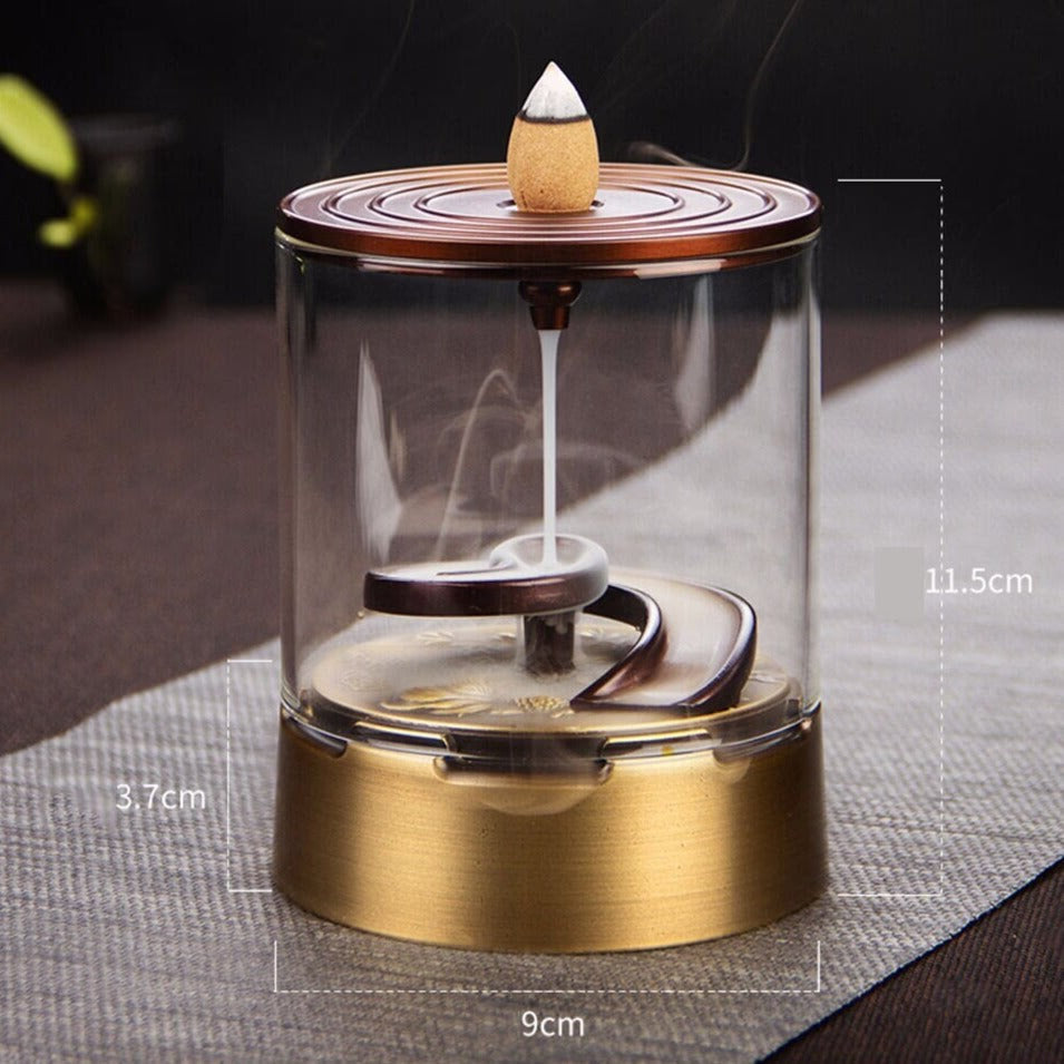 Windproof Backflow Incense burner - acacuss