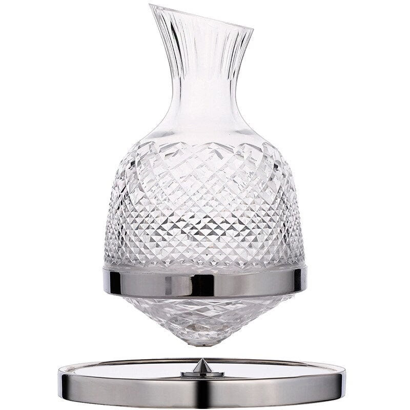 wine decanter aerator Set Best for whiskey gift Vintage Blower Wine Pot Diamond Wine Stopper Glass Decanter Bottle - wine decanter - ACACUSS