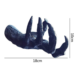 Witch Hand Wall Hanging Wall Hanger Decoration Wall Simulation Devil Hands Statue 3d Open Hand Sculpture Resin Decorative Art acacuss