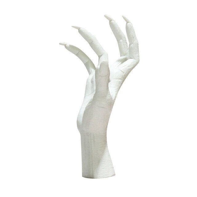 Witch Hand Wall Hanging Wall Hanger Decoration Wall Simulation Devil Hands Statue 3d Open Hand Sculpture Resin Decorative Art acacuss