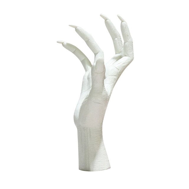 Witch Hand Wall Hanging Wall Hanger Decoration Wall Simulation Devil Hands Statue 3d Open Hand Sculpture Resin Decorative Art acacuss