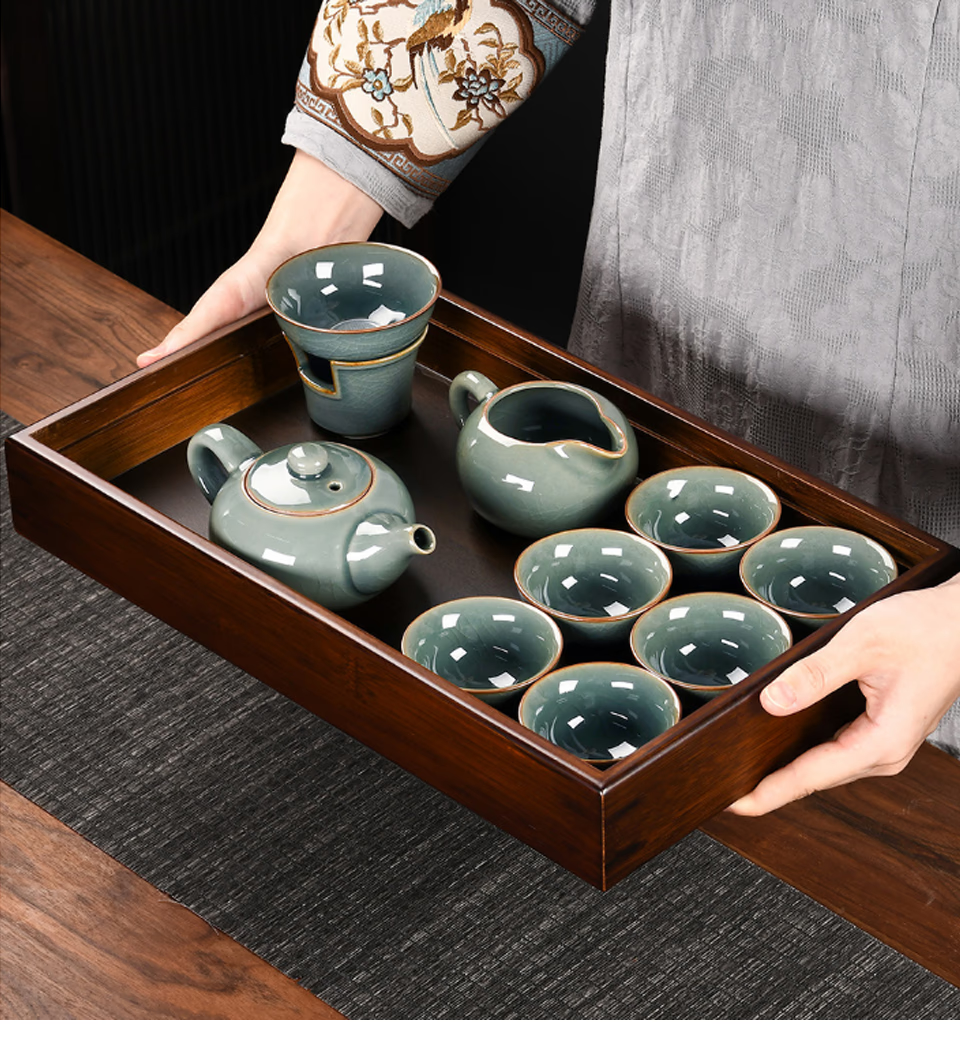 Wood Tea Tray Drainage Water Storage - Tea tray gong fu - acacuss