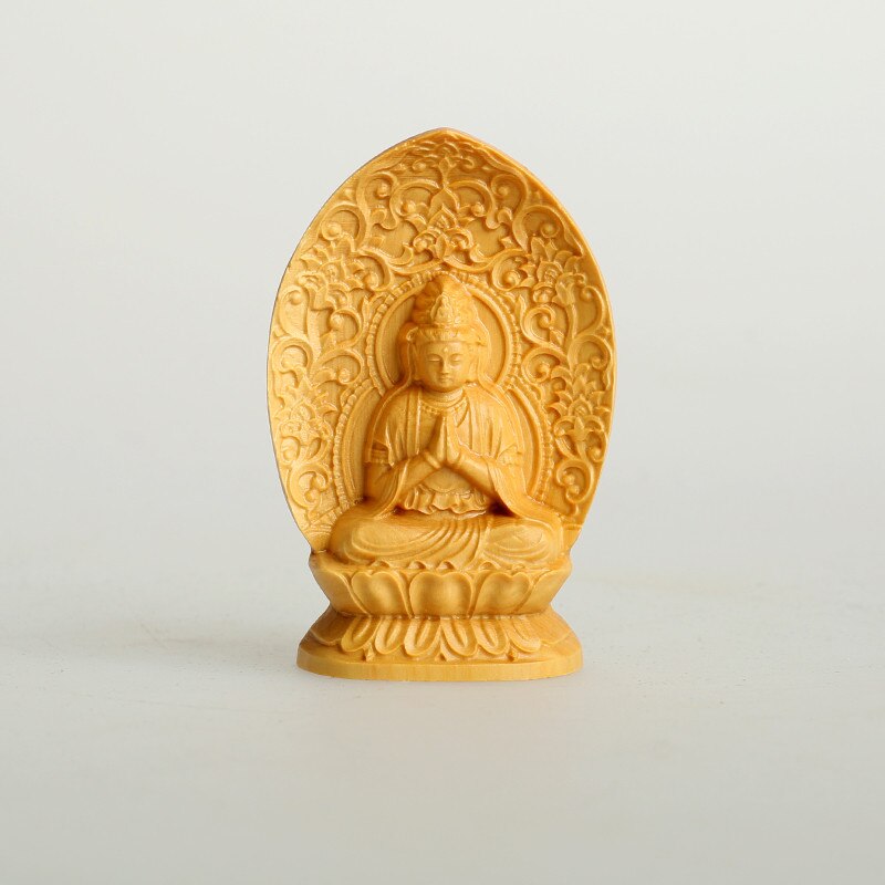 Wooden Buddha Box Pray Box Wood Buddha Statue Wood Carving Guan Yin Home Ornament Eight Buddha Acalanatha Wooden Sculpture Decor acacuss
