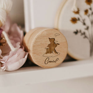 Wooden Carving Custom Name Cat Butterfly Printed Pet Hair Storage Box Cat Tooth Memorial Box Pet Supplies Pet Lost Memorial Gift acacuss