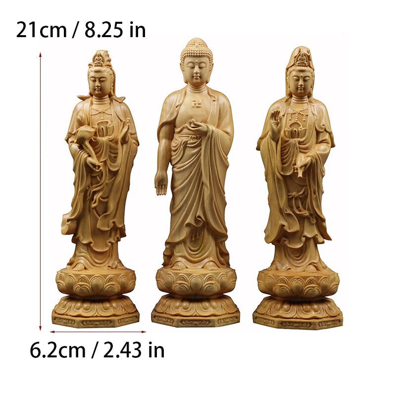 Wooden Guanyin- Ru Laifo Statue Solid wood hand carving Chinese Buddha statue Home living room, room feng shui Statue acacuss