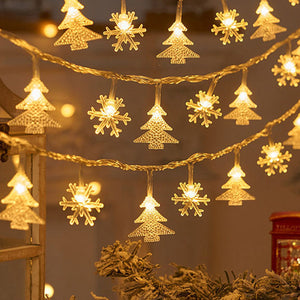 Xmas Snowflake LED Light Christmas Decoration 2023 Home Hanging Garland Christmas Tree Decor Navidad Natal Xmas Gift New Year acacuss