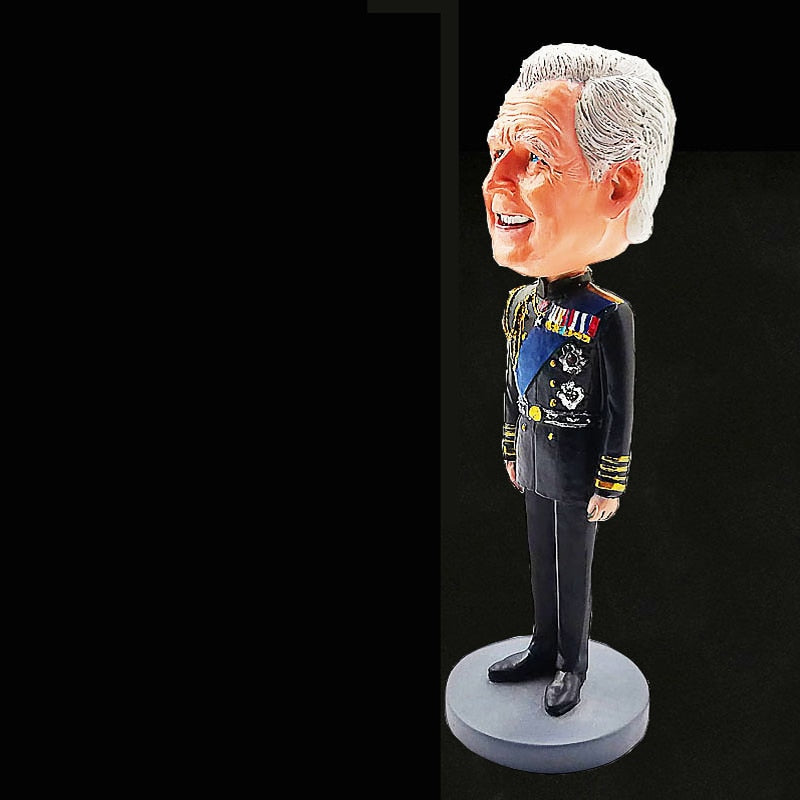 2023 YearThe King of England Charles III Coronation Resin Ornaments UK Royal Challenge Crafts Souvenir Home Decorations Gifts acacuss