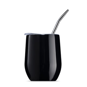 Yerba Mate Tea Cup 304 Stainless Steel Cup With Lid Heat Resistant Portable Tea Mug With Straw And Brush Water Thermos Bottle acacuss