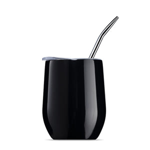 Yerba Mate Tea Cup 304 Stainless Steel Cup With Lid Heat Resistant Portable Tea Mug With Straw And Brush Water Thermos Bottle acacuss