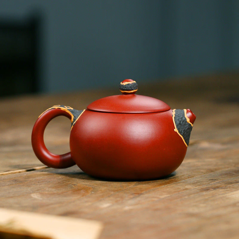 Yixing Tea Pot Teapot Tea Pot Filter Handmade Purple Clay Teaware Customized Gifts Drinkware Set acacuss