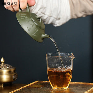 Yixing Tea pot purple clay filter Stone scoop teapot beauty kettle Raw ore Handmade Boutique Tea set Customized authentic 120ml acacuss