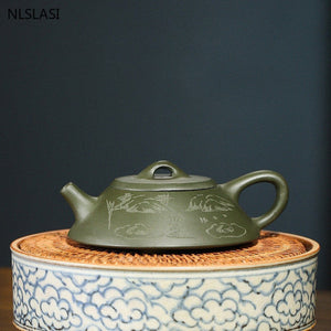 Yixing Tea pot purple clay filter Stone scoop teapot beauty kettle Raw ore Handmade Boutique Tea set Customized authentic 120ml acacuss