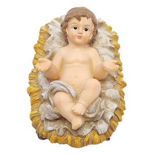 Zayton Statue Nativity Scene Set Baby Jesus Manger Christmas Crib Figurines Miniatures Ornament Church Xmas Gift Home Decoration acacuss