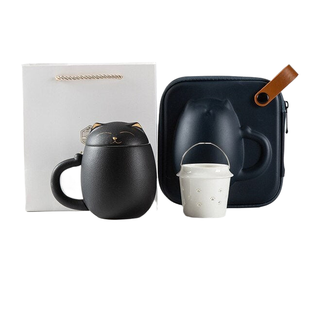 cat mug Lucky Cat Ceramic Cup Creative Tea Cup with Lid Office Household Kettle Milk Cup Coffee Cup Cartoon Custom Gift acacuss