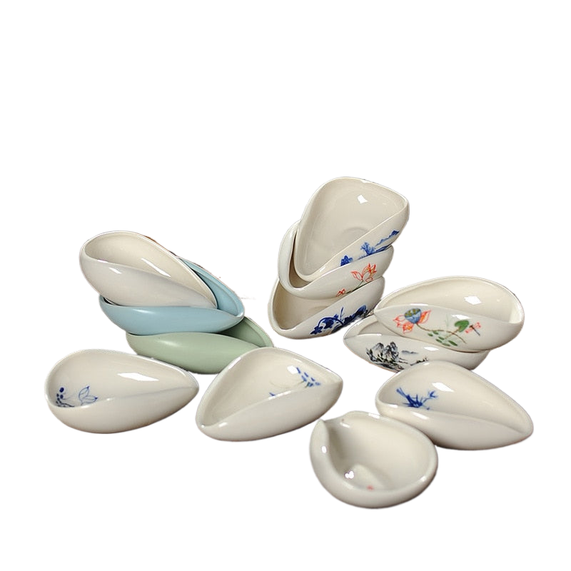 coffee and tea tools ceramic tea scoops ceramic accessories chinese kung fu tea set acacuss