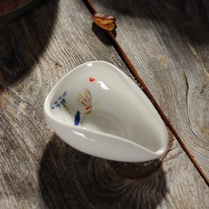 coffee and tea tools ceramic tea scoops ceramic accessories chinese kung fu tea set acacuss