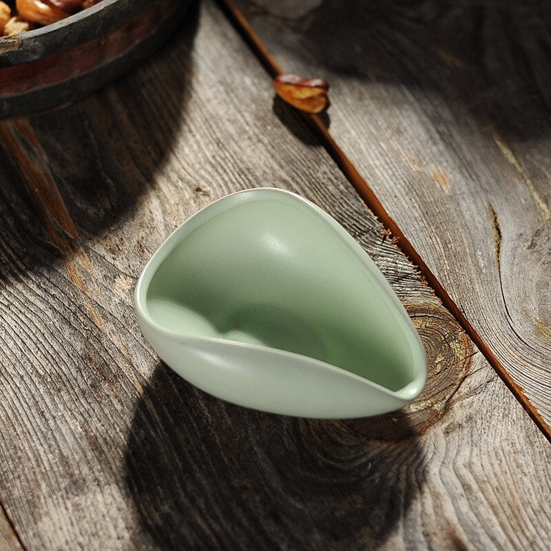 coffee and tea tools ceramic tea scoops ceramic accessories chinese kung fu tea set acacuss