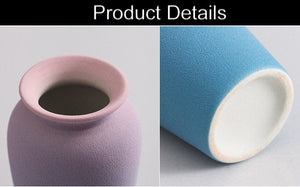 colorful flower vases acacuss