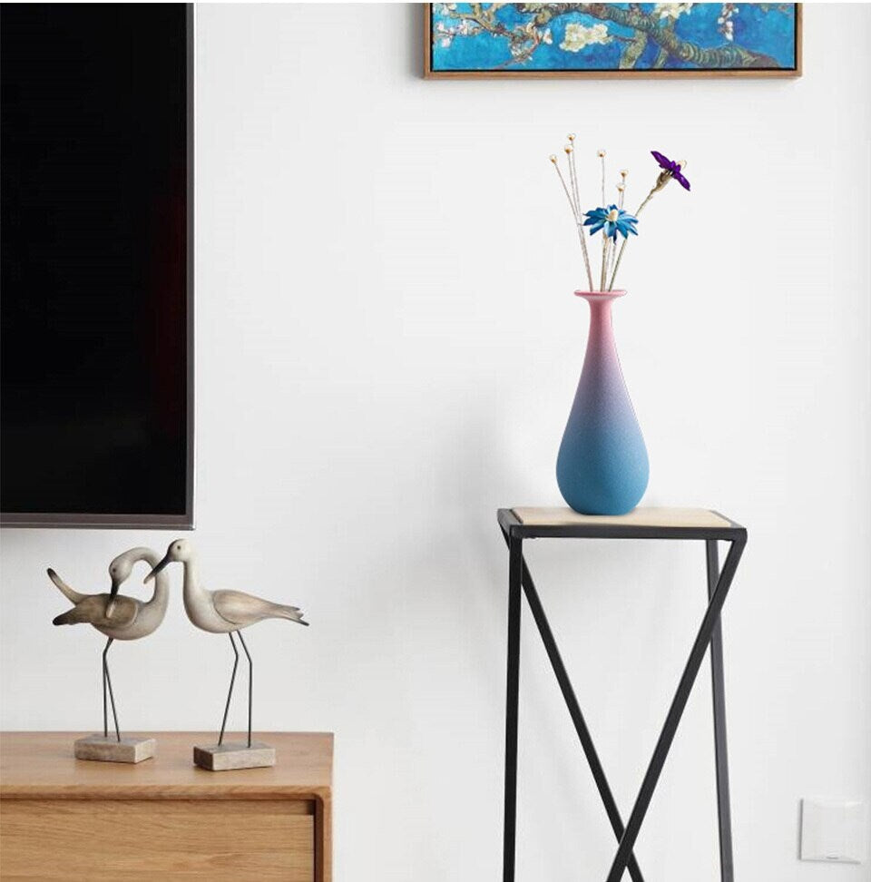 colorful flower vases acacuss