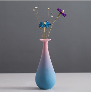 colorful flower vases acacuss