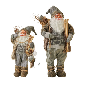 Christmas Large Santa Claus Dolls Ornaments Standing Santa Figurine Doll Christmas Home Decoration Kids Gift navidad home decor acacuss