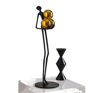 elegant room ornaments for nordic home decor floor ball figures sculpture living room decoration sculptures Decorative statues acacuss