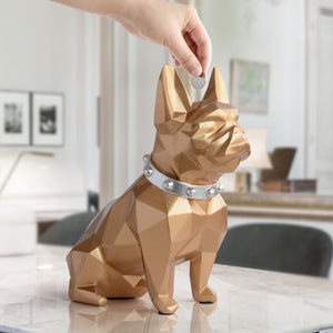 french bulldog coin bank box piggy bank figurine home decorations coin storage box holder toy child gift money box dog for kids acacuss
