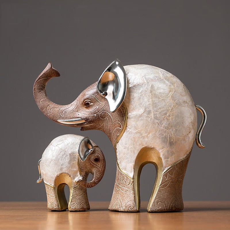 india style decorative elephant statue office desktop Decorative statues Home Decoration elephant figurine decor retro figures acacuss