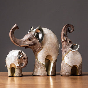 india style decorative elephant statue office desktop Decorative statues Home Decoration elephant figurine decor retro figures acacuss