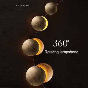 modern aisle corridor round wall lamp Bedroom Eclipse wall lighting Indoor bedside Lighting decoration Living room wall light acacuss