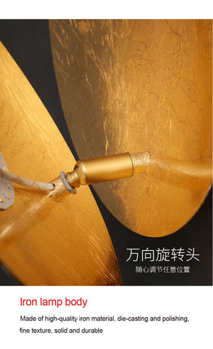 modern aisle corridor round wall lamp Bedroom Eclipse wall lighting Indoor bedside Lighting decoration Living room wall light acacuss