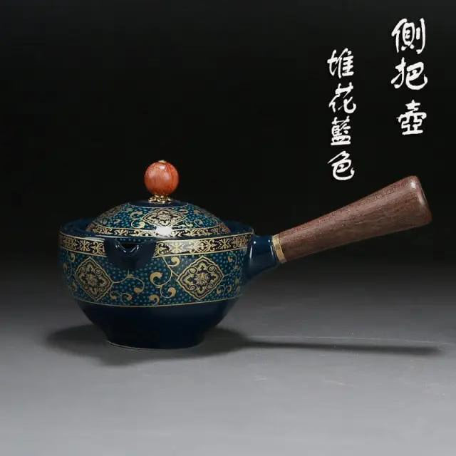 Théière japonaise en céramique Peinte  à la main - ACACUSS