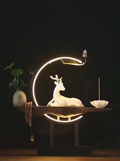 Deer incense burner