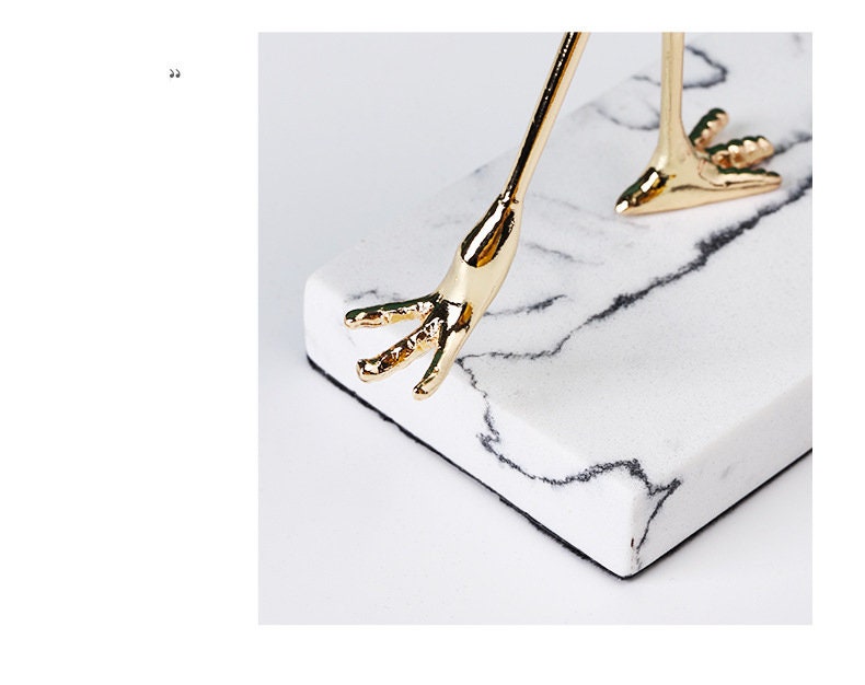Flamingo Ornament Luxury Home Decor and Office Desk Decor animal decoration Home decoration accessories Living room soft cabine - acacuss