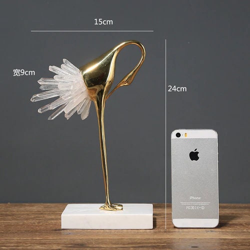 Flamingo Ornament Luxury Home Decor and Office Desk Decor animal decoration Home decoration accessories Living room soft cabine - acacuss