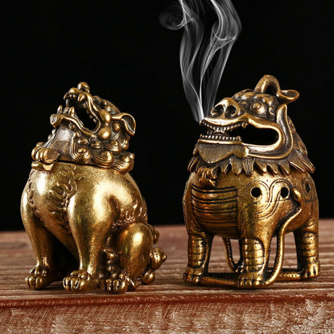 Foo Dog Incense Burner - acacuss