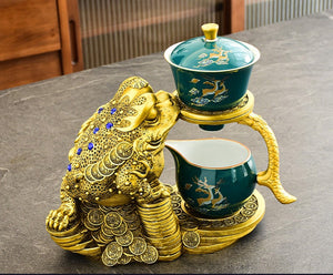 ACACUSS Frog Teapot Set with magnet Unique Glass Teapot Chinese Style Household Jinchan Tea Maker Teapot - ACACUSS