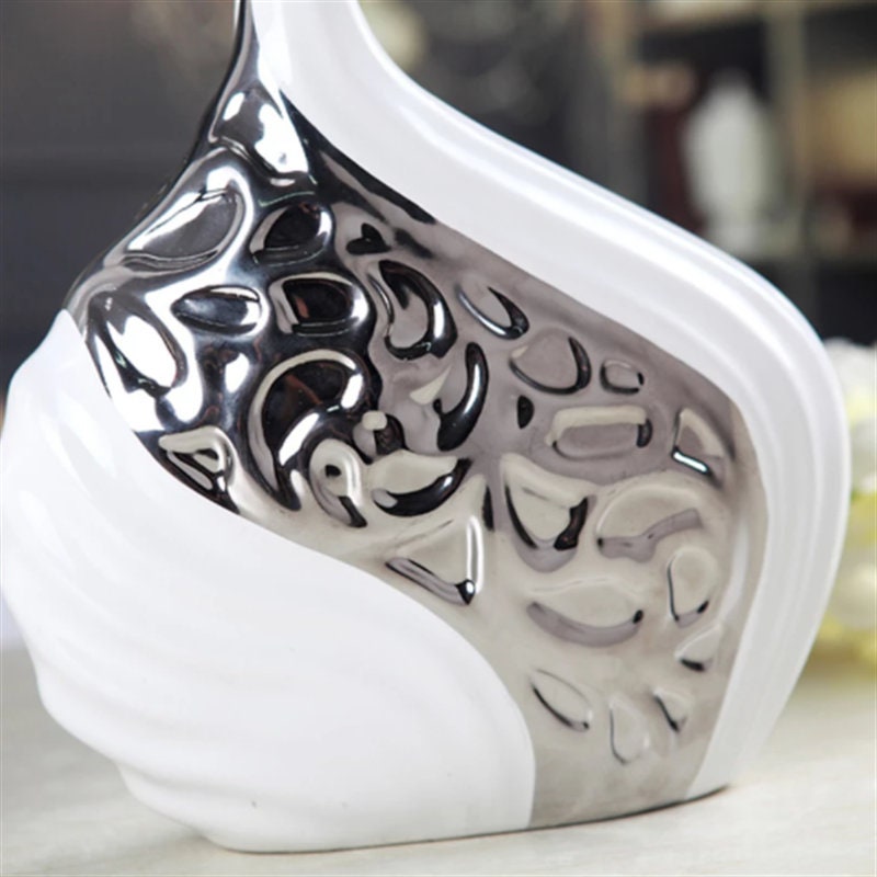 ACACUSS MID Century Modern Decor sculpture VASE Nordic Minimalist Decorative Ornaments Flower Arrangement -  Table centerpiece housewarming - ACACUSS