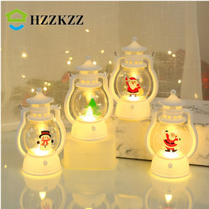 HZZKZZ Christmas Ornaments LED Lantern Light Santa Claus Merry Christmas Decorations for Home 2023 Xmas Navidad Noel Gift acacuss