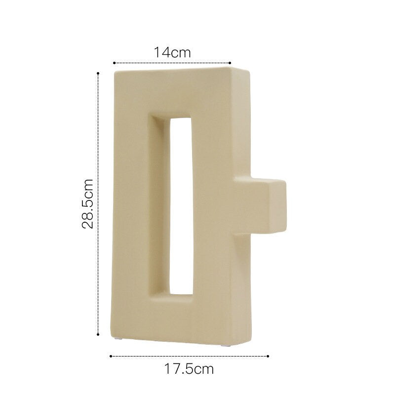 Handmade Ceramics Pottery Vase / Minimalist MID Century Modern Decor sculpture VASE Nordic Minimalist /Flower vase - ACACUSS