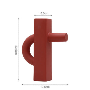 Handmade Ceramics Pottery Vase / Minimalist MID Century Modern Decor sculpture VASE Nordic Minimalist /Flower vase - ACACUSS