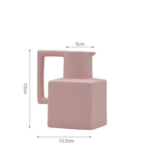 Handmade Ceramics Pottery Vase / Minimalist MID Century Modern Decor sculpture VASE Nordic Minimalist /Flower vase - ACACUSS