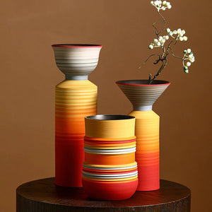 MID Century Modern Decor sculpture VASE Nordic Minimalist Decorative Ornaments Flower Arrangement -  Table centerpiece housewarming Gift - ACACUSS