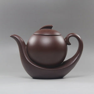 Handmade Yixing teapot Elegant Xishi Purple Clay Pot Raw Ore Green Clay All Handmade - ACACUSS